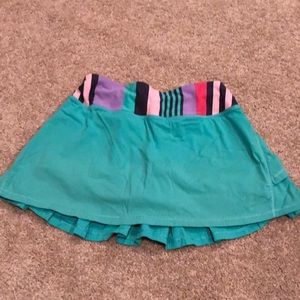 Ivivva Girls athletic Ruffle Skirt Sz 12